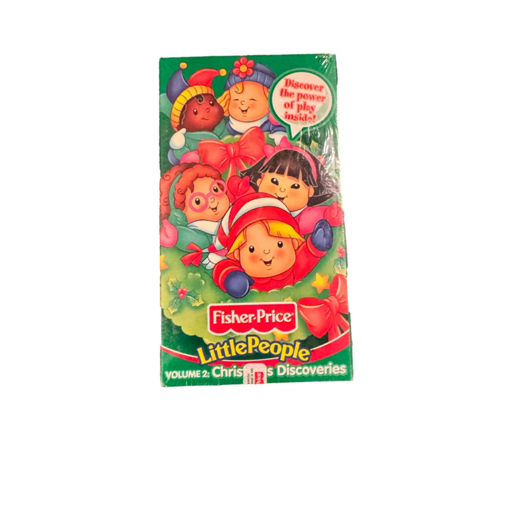 NIB Fisher-Price Little People Volume 2 Christmas Discoveries (2000 on VHS)